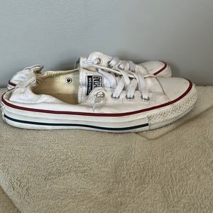 white slip-on Converse